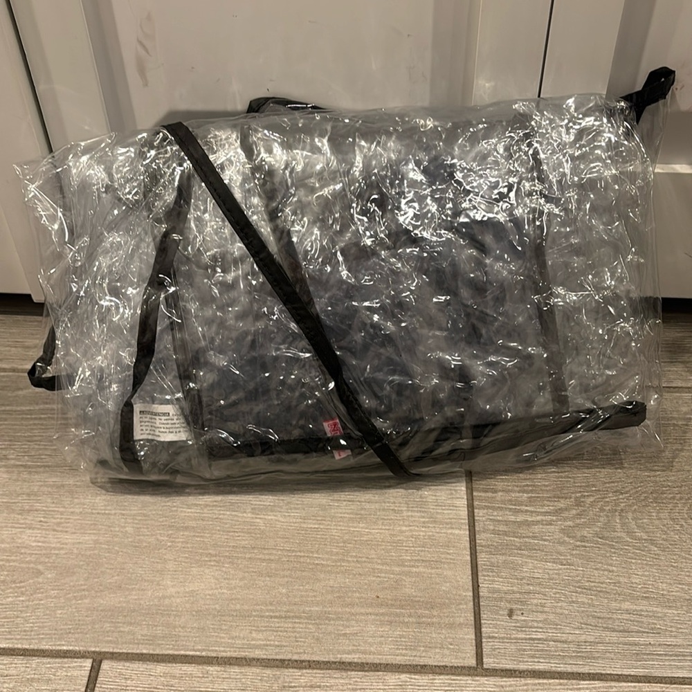 stroller shield.